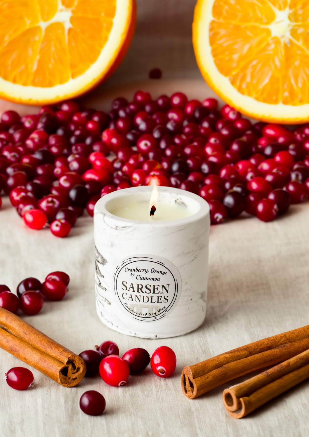 Cranberry, Orange & Cinnamon Premier Ceramic Collection